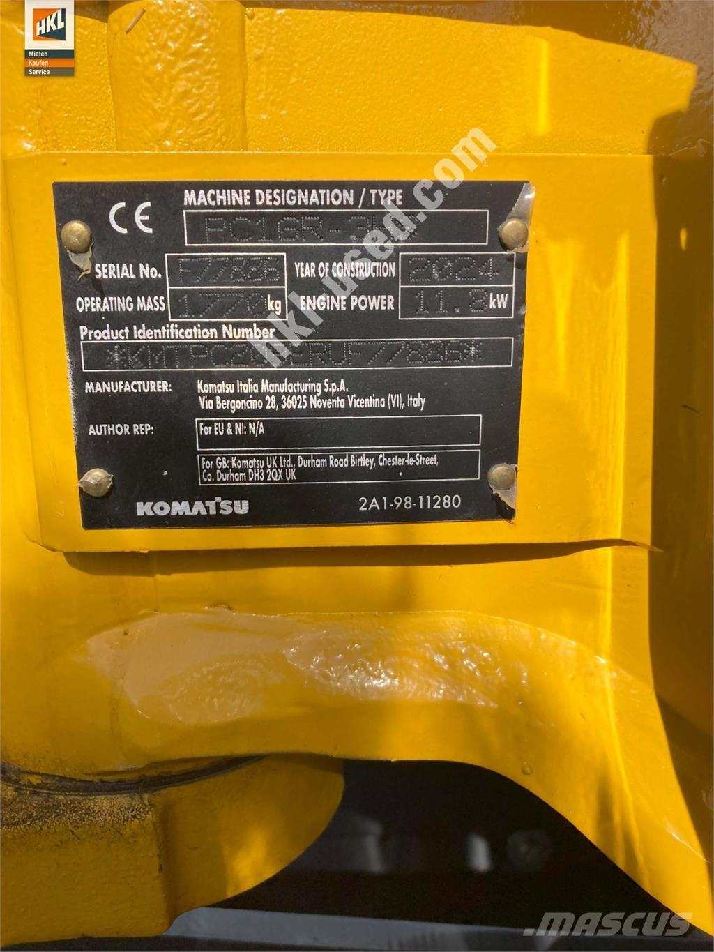 Komatsu PC 16 R-3HS Mini bageri <7t