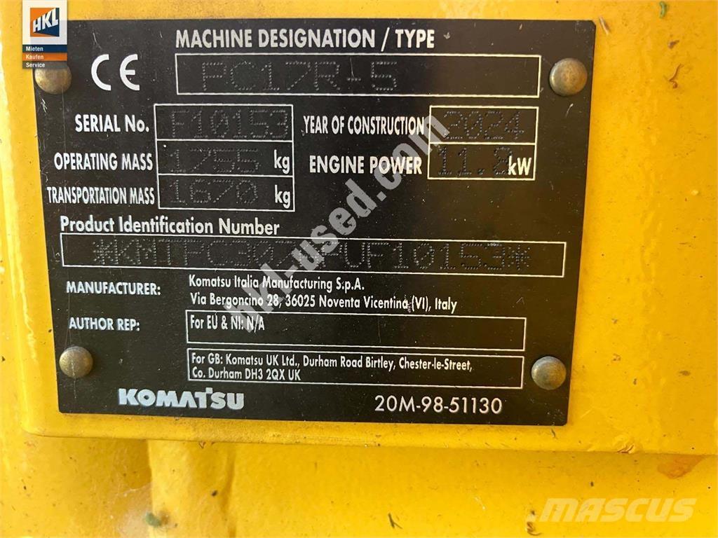 Komatsu PC 17 R-5 Mini bageri <7t