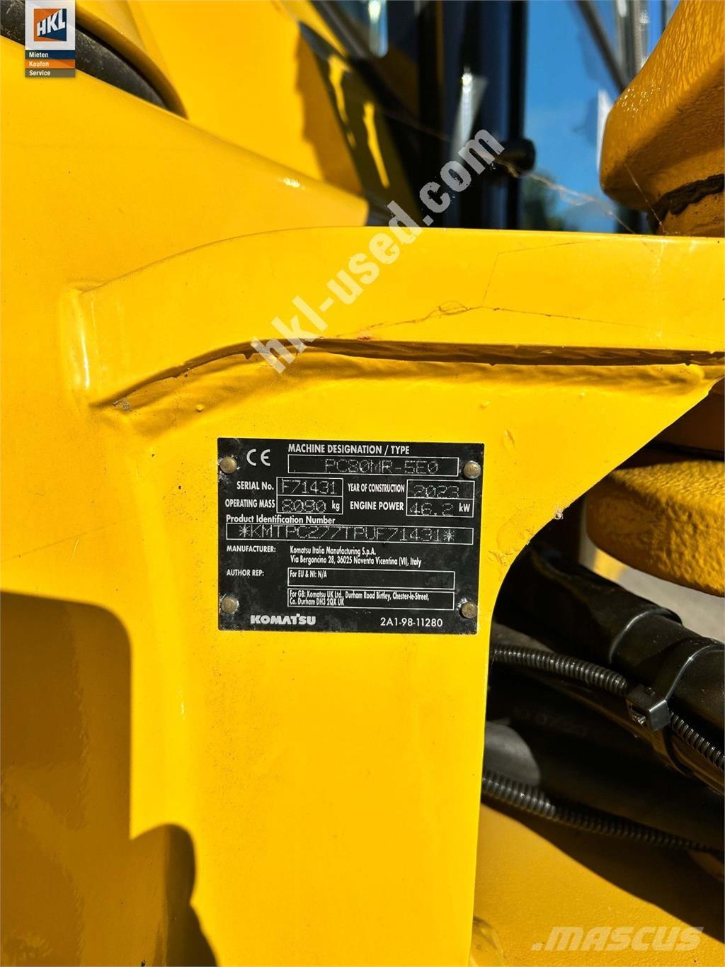 Komatsu PC 80 MR-5 Mini bageri <7t