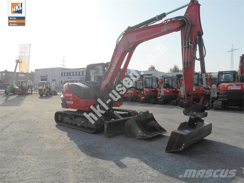 Kubota KX 080-4 Mini bageri <7t