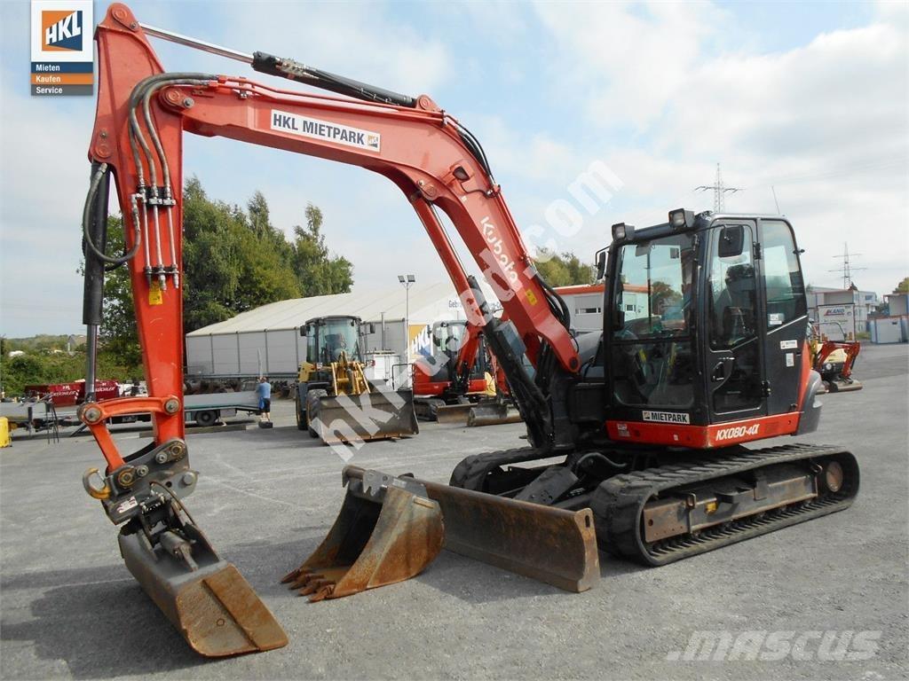 Kubota KX 080-4 Mini bageri <7t