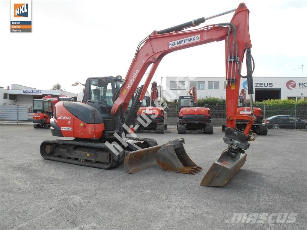 Kubota KX 080-4 Mini bageri <7t