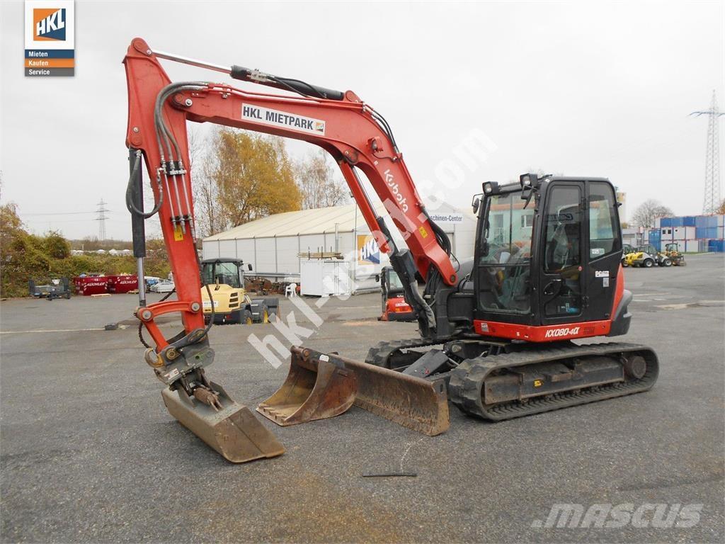 Kubota KX 080-4 Mini bageri <7t