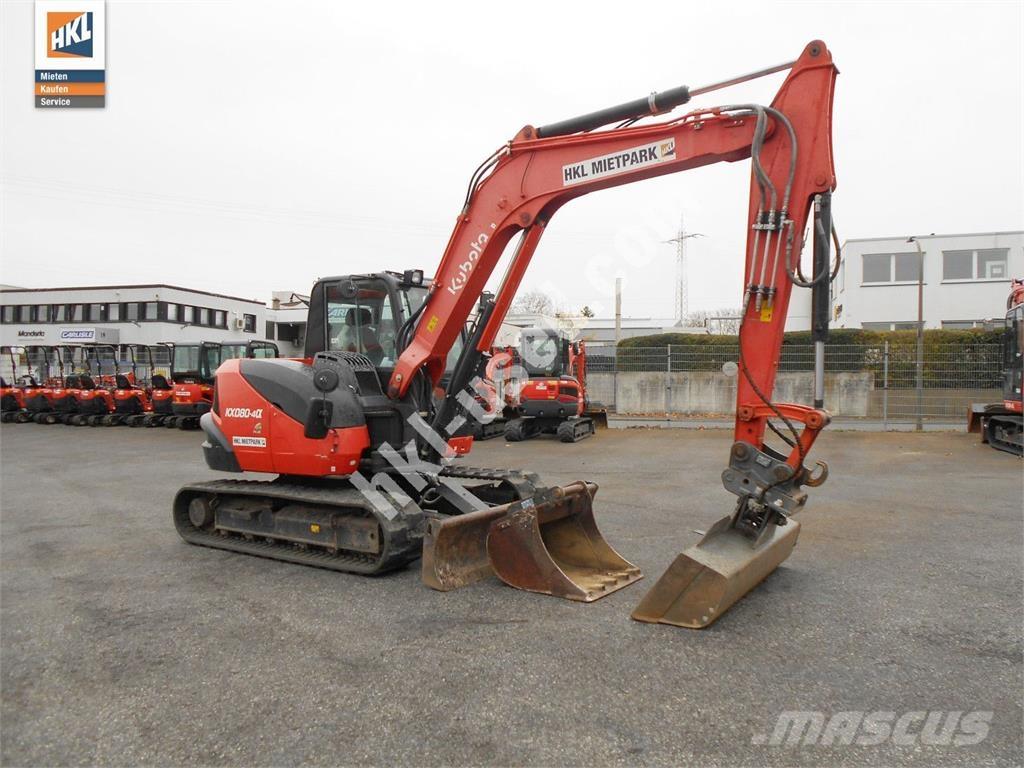 Kubota KX 080-4 Mini bageri <7t