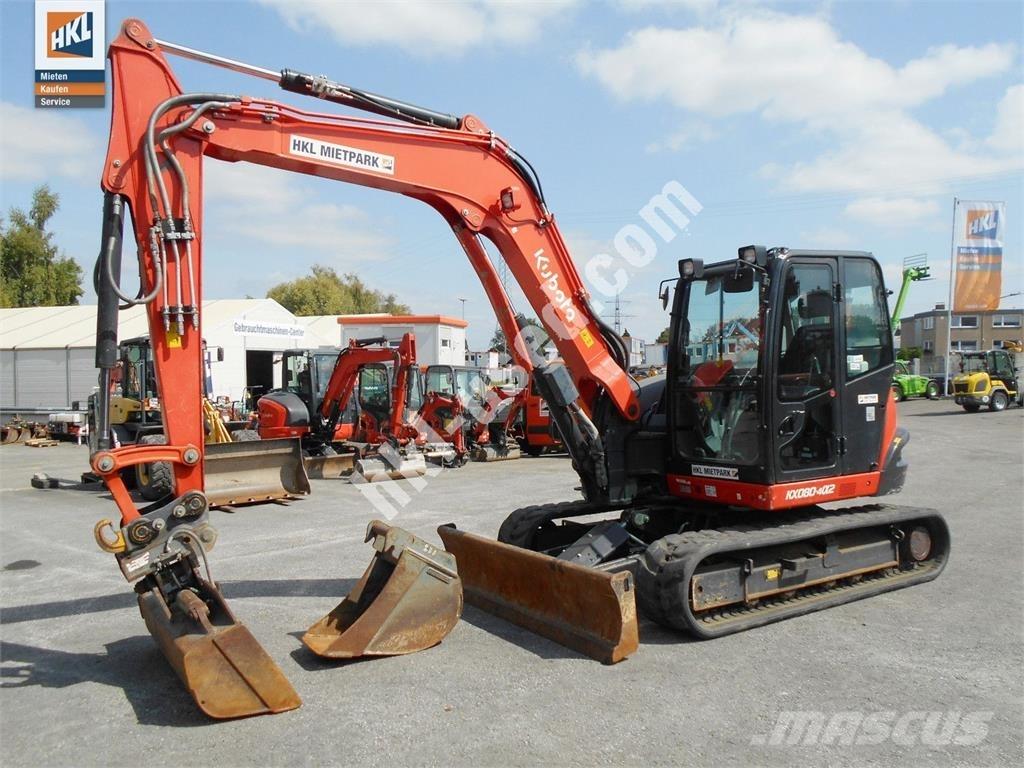 Kubota KX 080-4 Mini bageri <7t