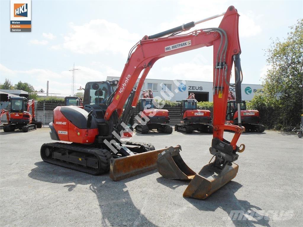 Kubota KX 080-4 Mini bageri <7t