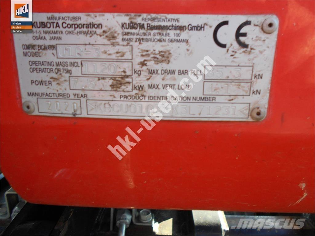 Kubota U 10-3 Mini bageri <7t