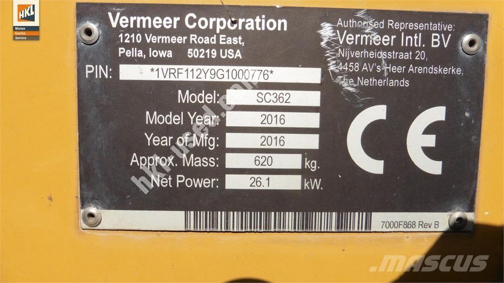 Vermeer SC 362 Građevinarstvo – ostalo