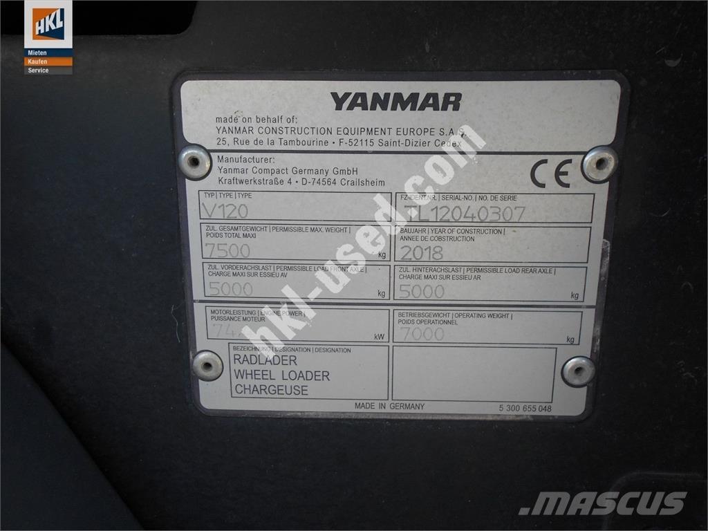 Yanmar V 120 Utovarivači na kotačima