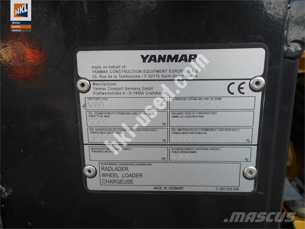 Yanmar V 80 Utovarivači na kotačima