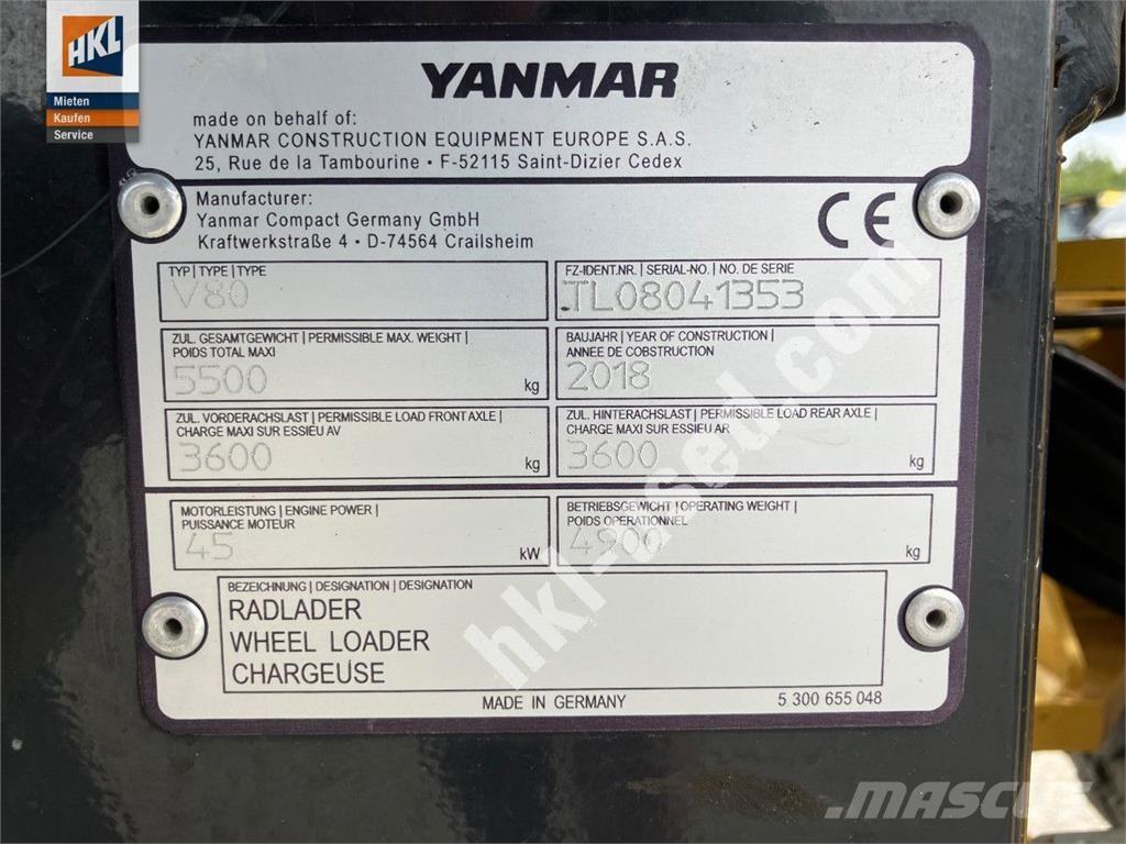 Yanmar V 80 Utovarivači na kotačima