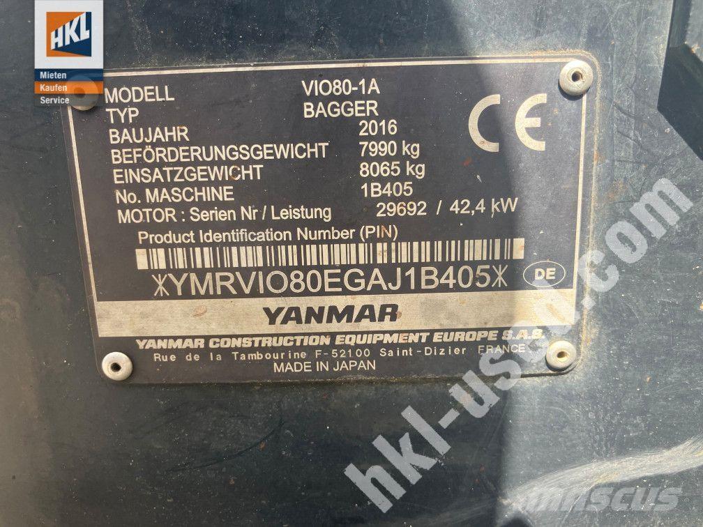 Yanmar VIO 80-1 Mini bageri <7t