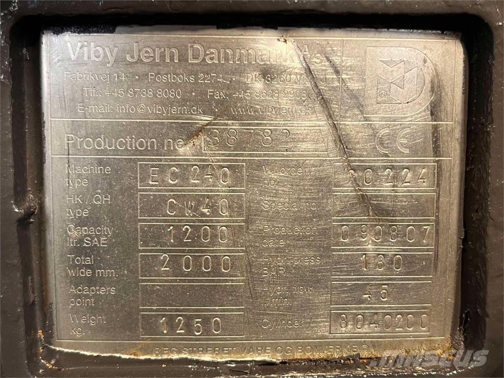  2000 mm Tiltskovl Kašike / Korpe