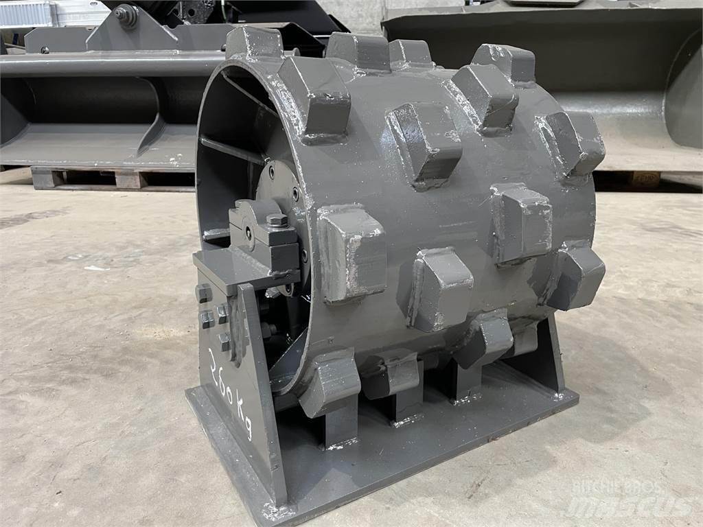  450 mm kompaktorhjul Gumeni valjci na kotačima