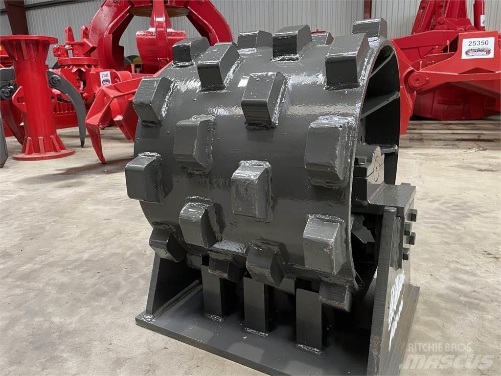  450 mm kompaktorhjul Gumeni valjci na kotačima