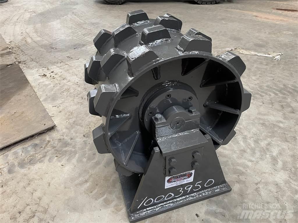  450 mm kompaktorhjul Gumeni valjci na kotačima