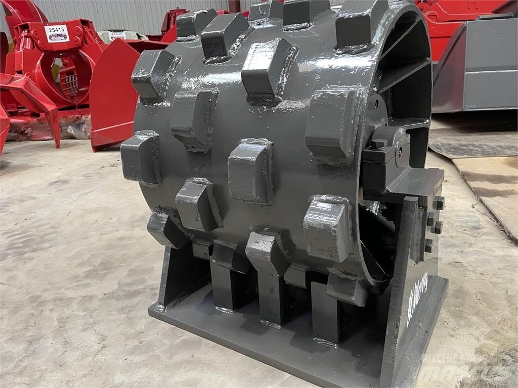  450 mm kompaktorhjul Gumeni valjci na kotačima