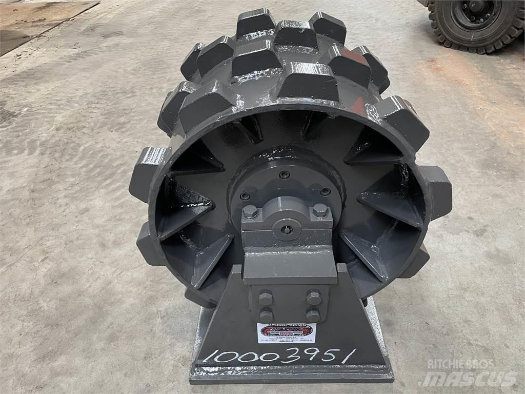  450 mm kompaktorhjul Gumeni valjci na kotačima
