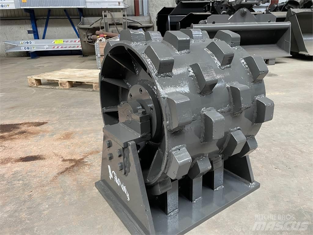  450 mm kompaktorhjul Gumeni valjci na kotačima