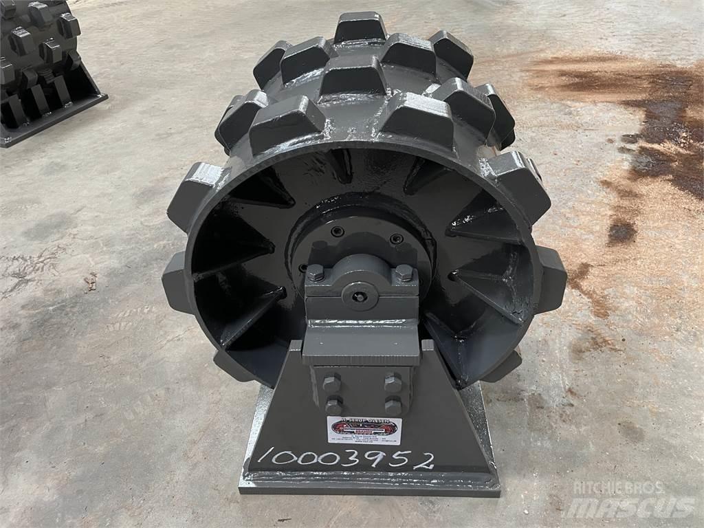  450 mm kompaktorhjul Gumeni valjci na kotačima