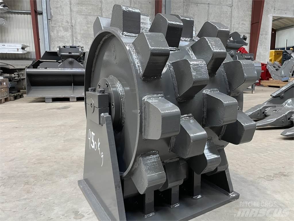  570 mm kompaktorhjul Gumeni valjci na kotačima