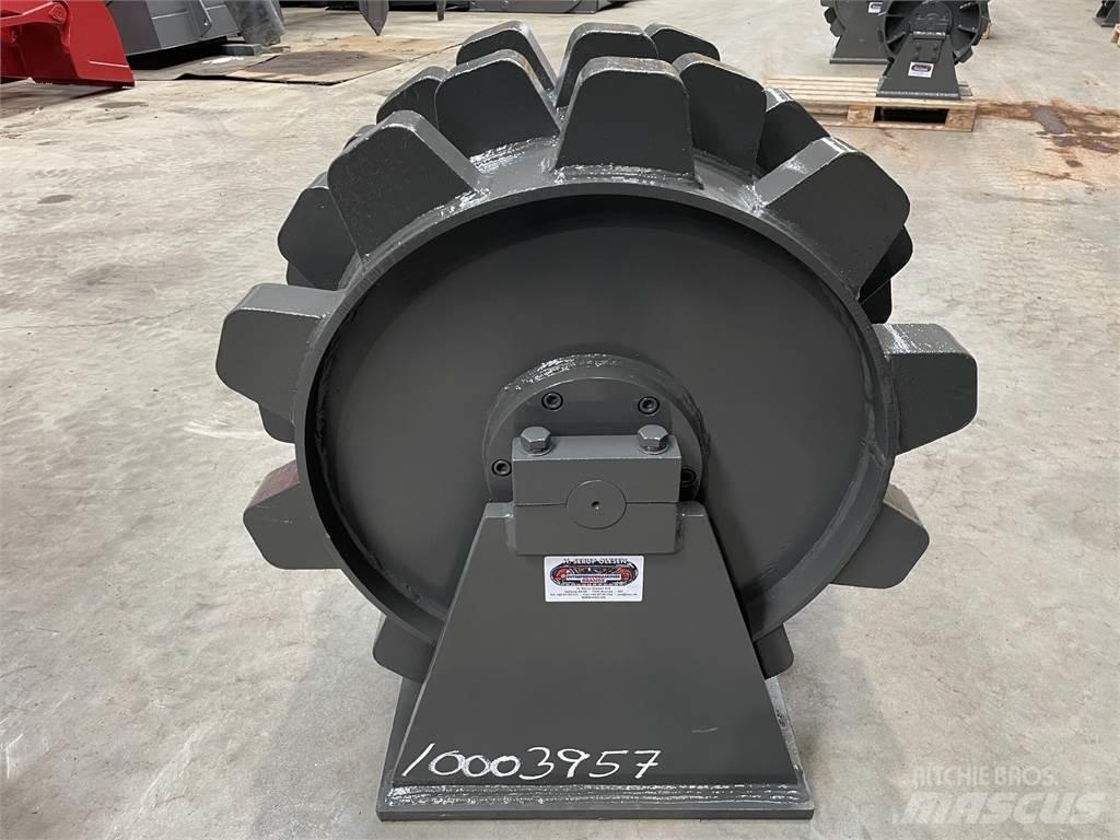  570 mm kompaktorhjul Gumeni valjci na kotačima