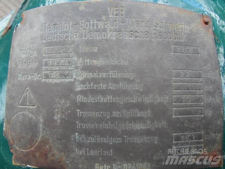  Capstan spil VEB 1AVSP2 Utovorne dizalice, vitla i dizala za materijal