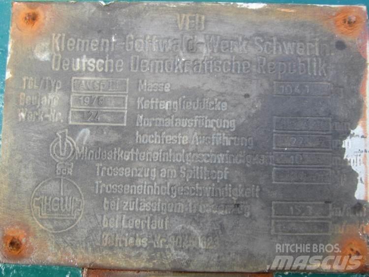  Capstan spil VEB 1AVSP3 Utovorne dizalice, vitla i dizala za materijal