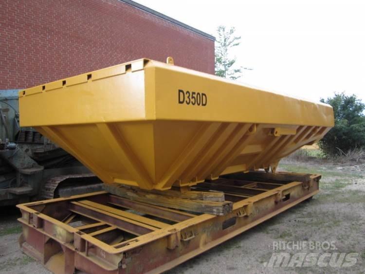 CAT D350D dumperkasse, brugt Demperi za gradilišta