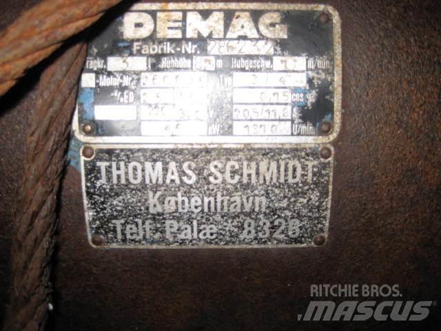 Demag spil 3 ton Utovorne dizalice, vitla i dizala za materijal