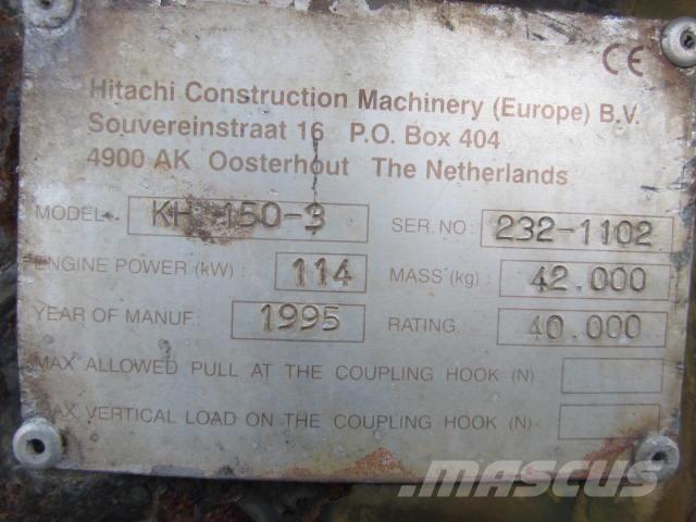 Hitachi KH150-3 til ophug Bageri gusjeničari