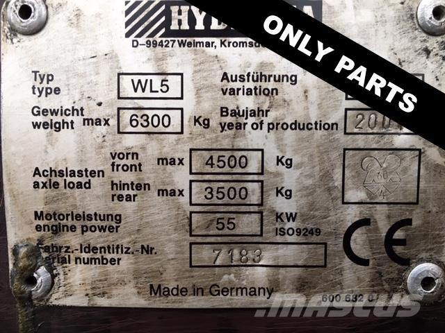 Hydrema WL550B til ophug Utovarivači na kotačima
