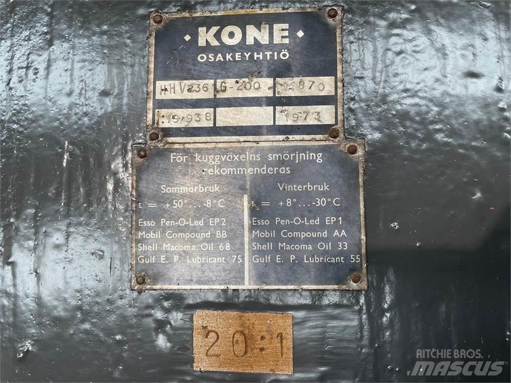 Kone Type HHV236 gear - 20:1 Mjenjači