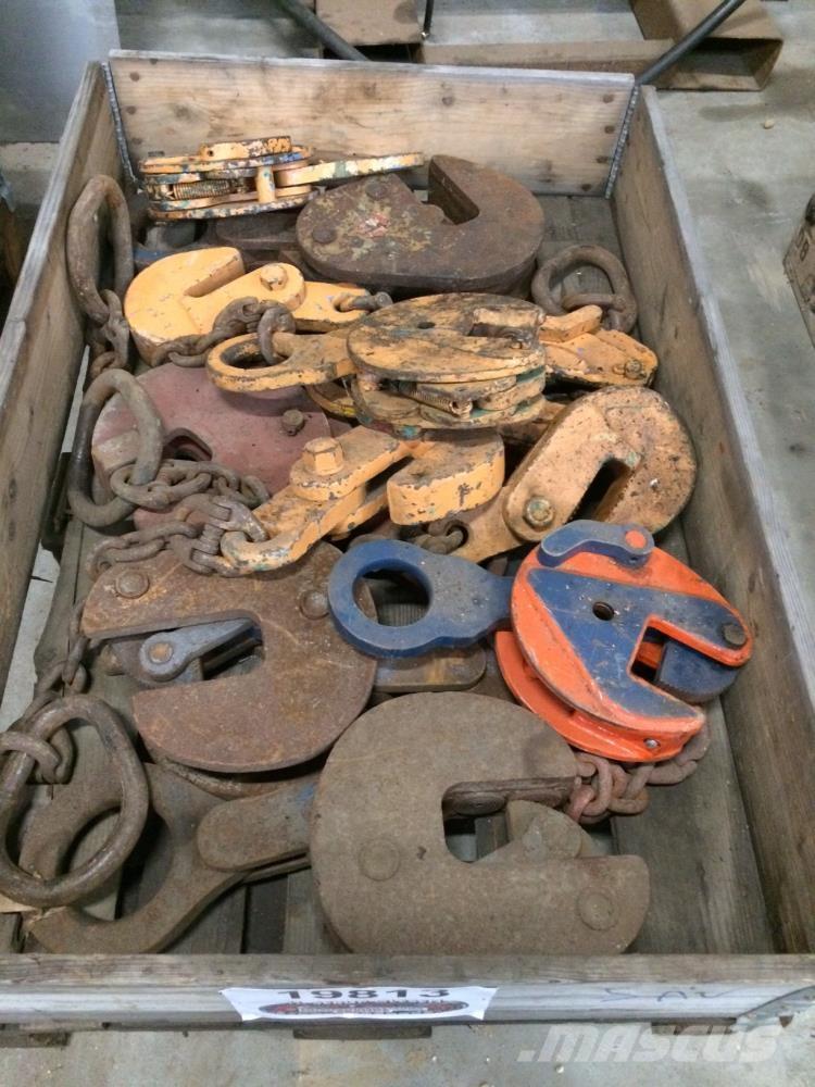  Pladeklør, diverse 1 palle Oprema i dijelovi za kranove