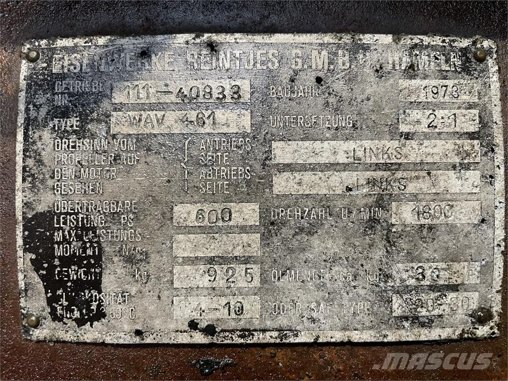 Reintjes WAV 461 Gear Mjenjači