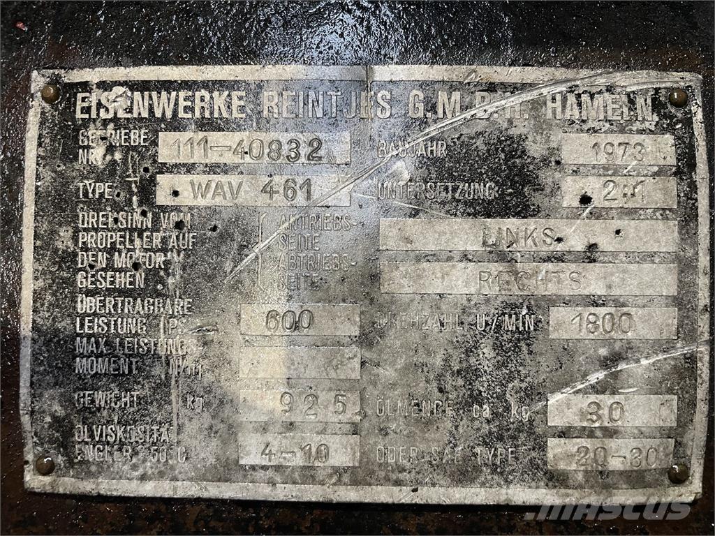 Reintjes WAV 461 Gear Mjenjači