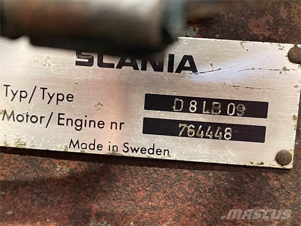 Scania D8L B09 motor. Motori