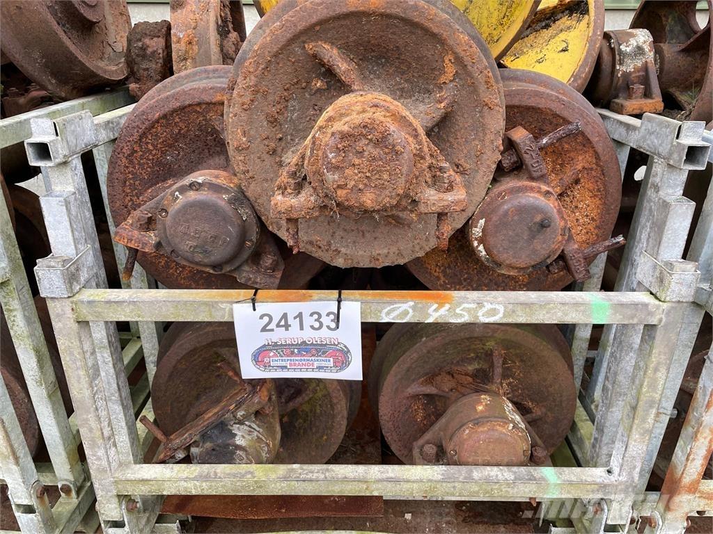  Skinnehjul ø450 mm + flange Gume, kotači i naplatci