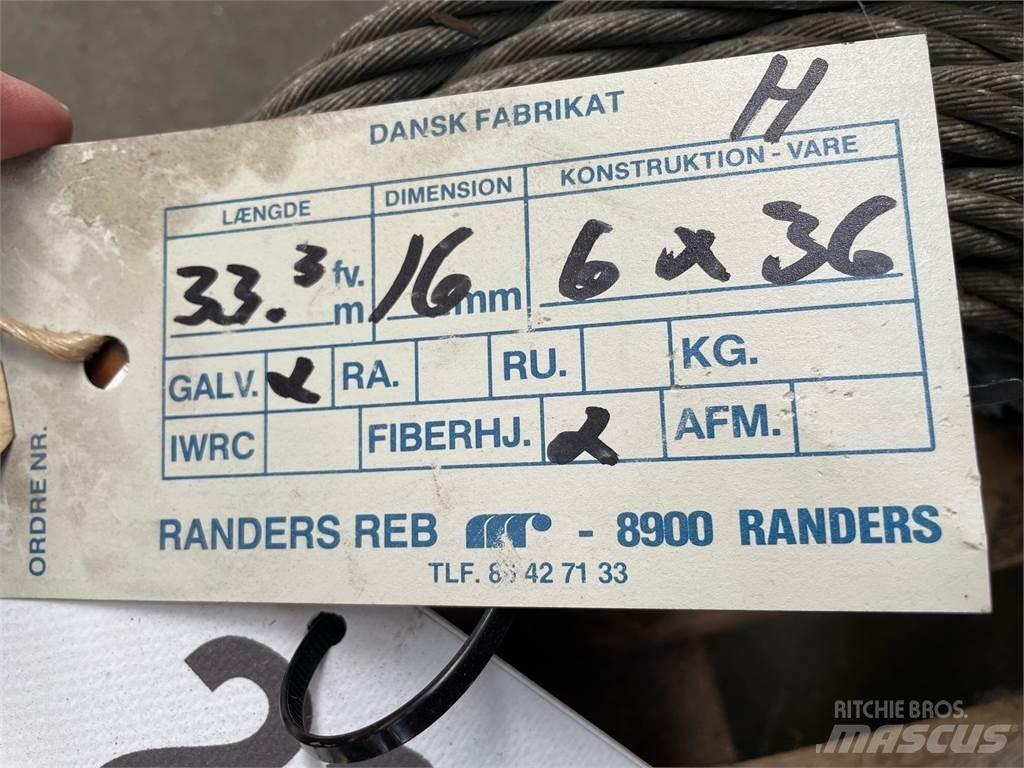  Stålwire Ø16 mm Oprema i dijelovi za kranove