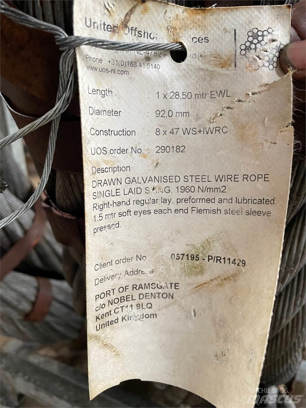  Wirestroppe - 2 stk. Oprema i dijelovi za kranove