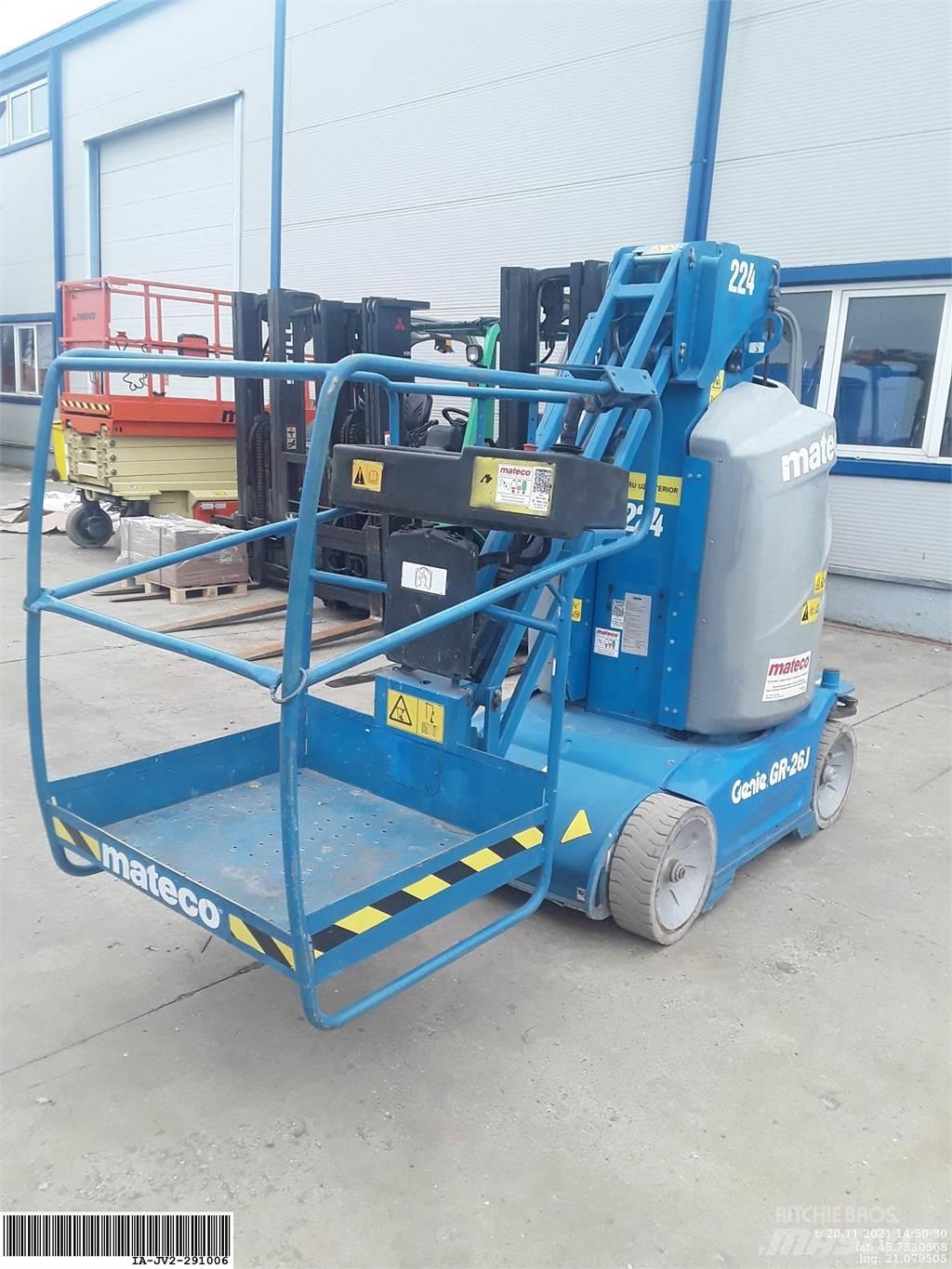 Genie GR26J Vertikalne radne podizne platforme