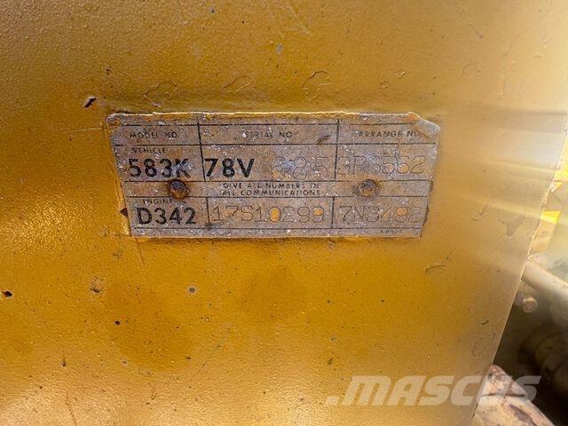 CAT 583K Slagači cijevi