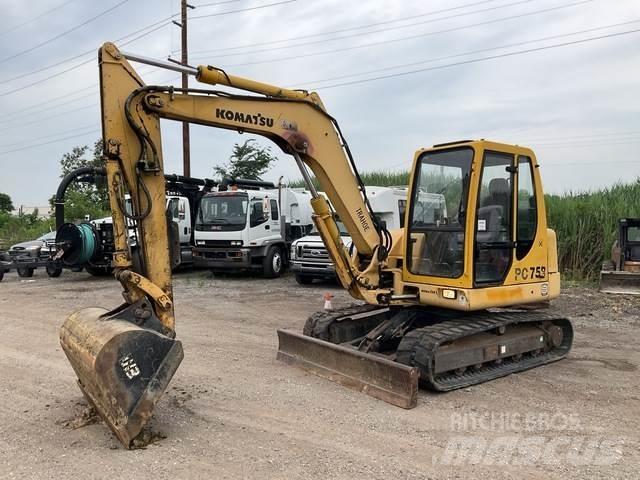 Komatsu PC75R Bageri gusjeničari