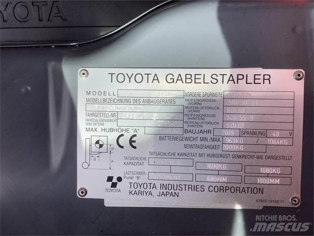 Toyota 8FBE20T Električni viličari