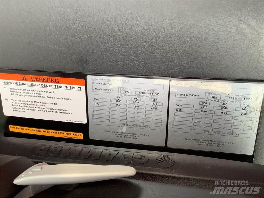 Toyota 8FBMT40 Električni viličari