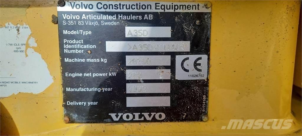Volvo A35D Zglobni demperi