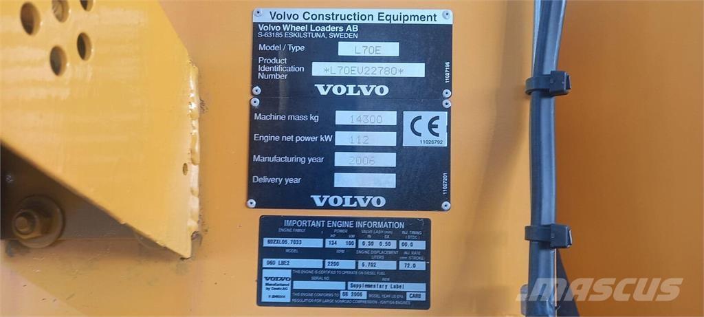 Volvo L70E Utovarivači na kotačima