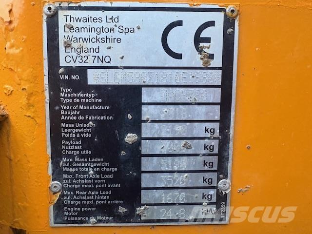 Thwaites 3T Swivel Demperi za gradilišta