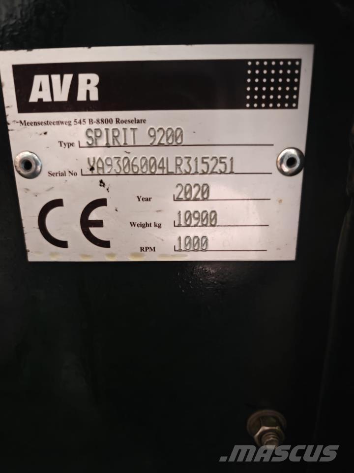 AVR SPIRIT 9200 Skupljači i kopači krumpira
