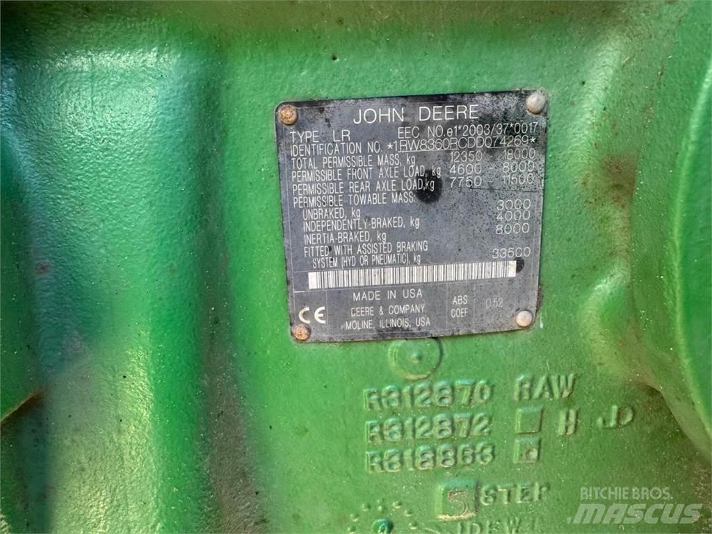 John Deere 8360R Traktori